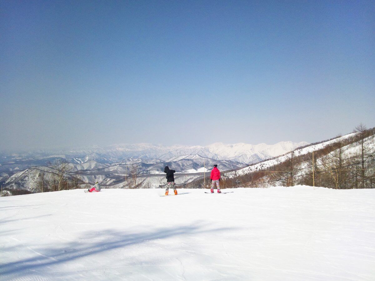 川場スキー場　スノーボード