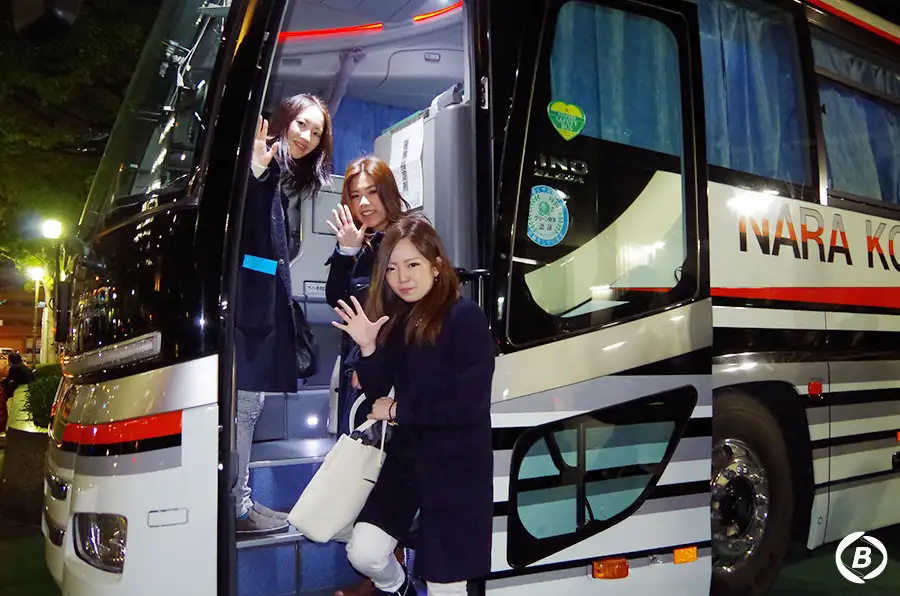 バスツアー乗車