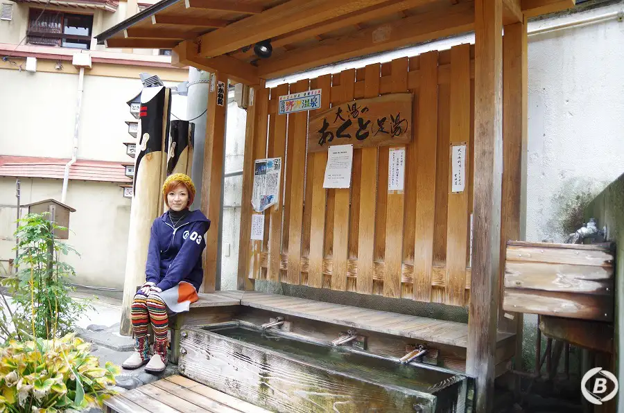温泉も楽しめるスキー場