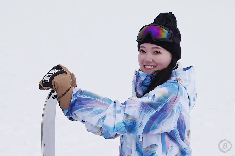 スノボ女子
