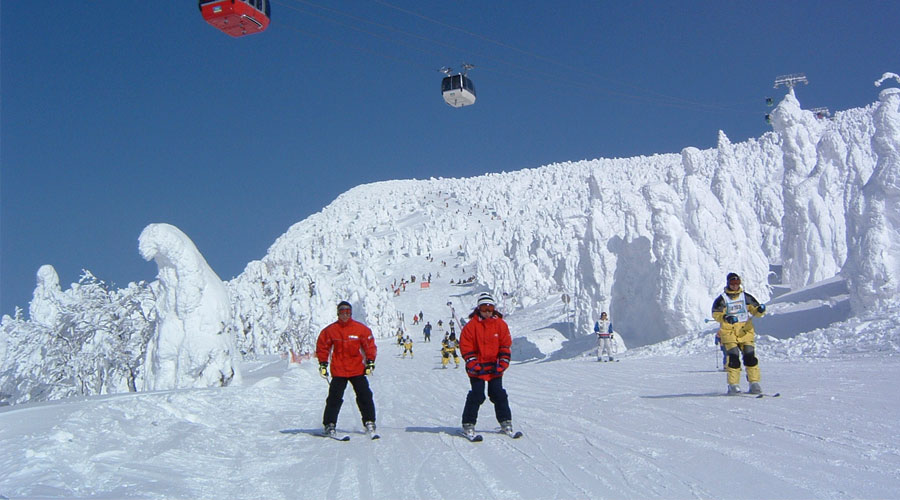 蔵王温泉スキー場のコース