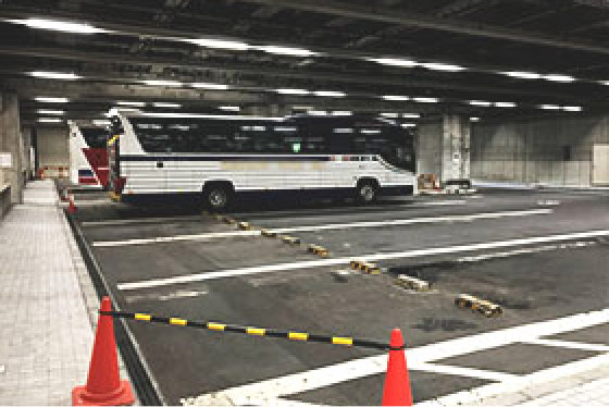 都庁大型バス専用駐車場