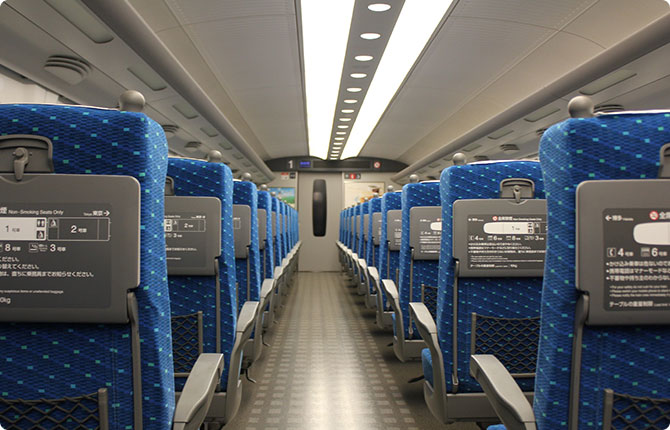 JRスキー・新幹線座席
