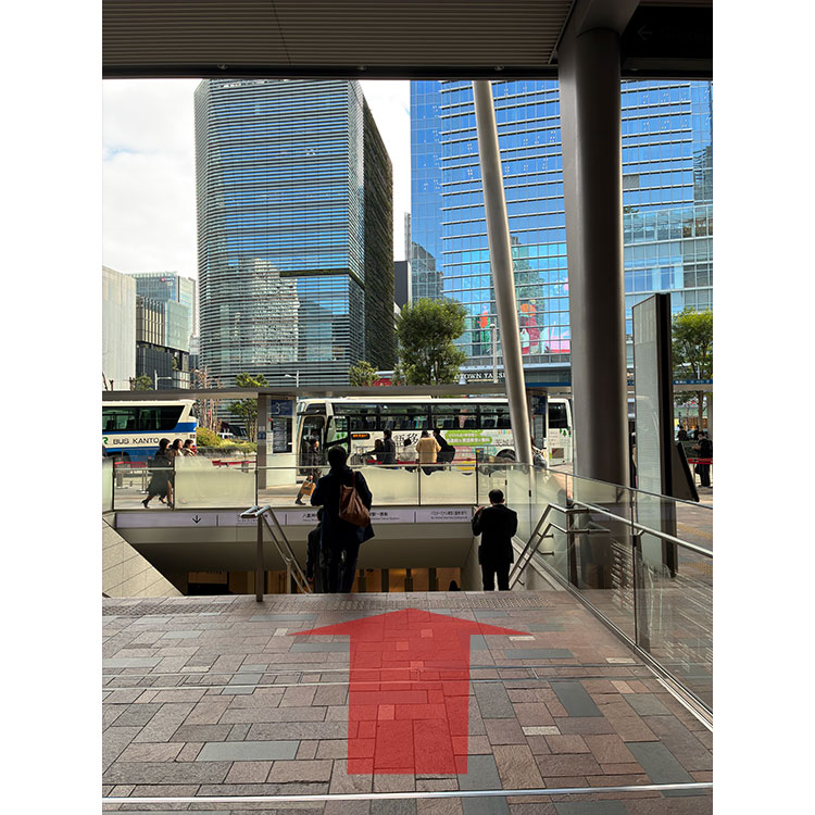 東京駅の階段