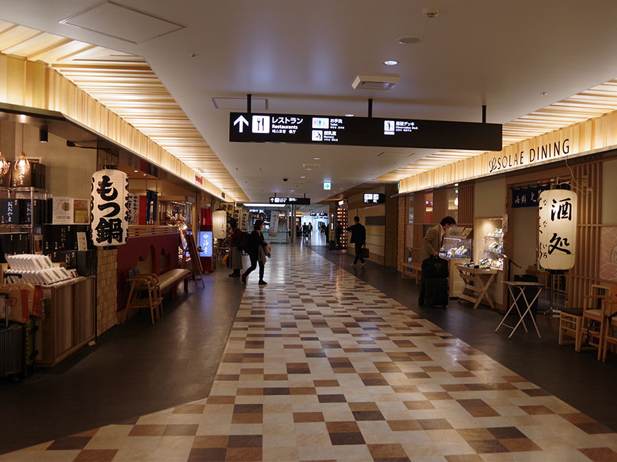 福岡空港のレストラン街