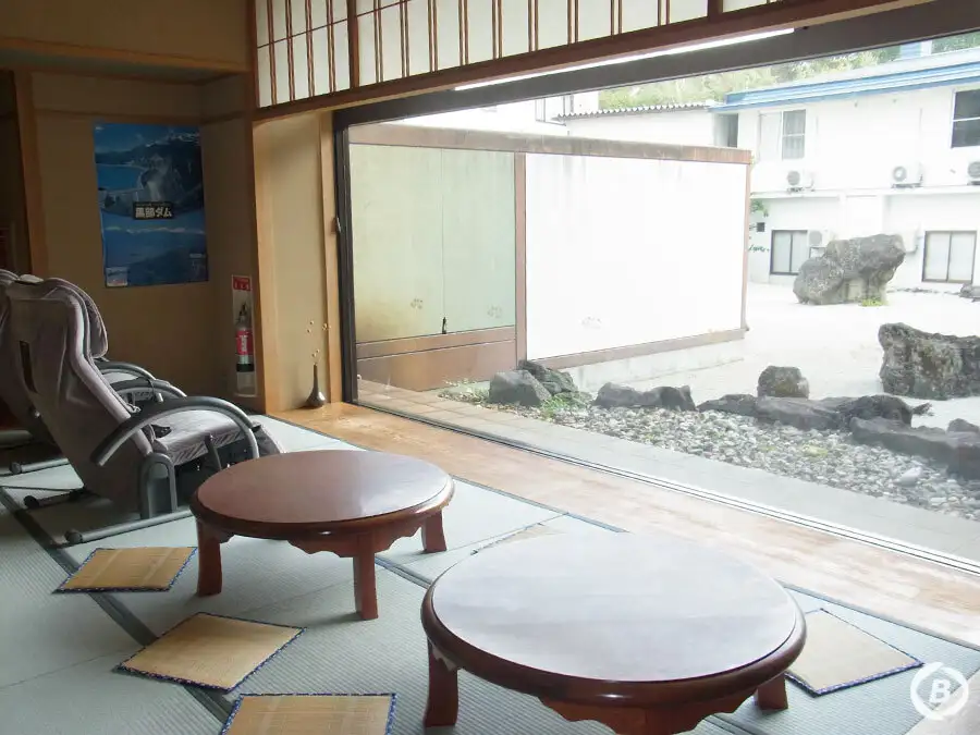 黒部ビューホテルの湯上りどころ
