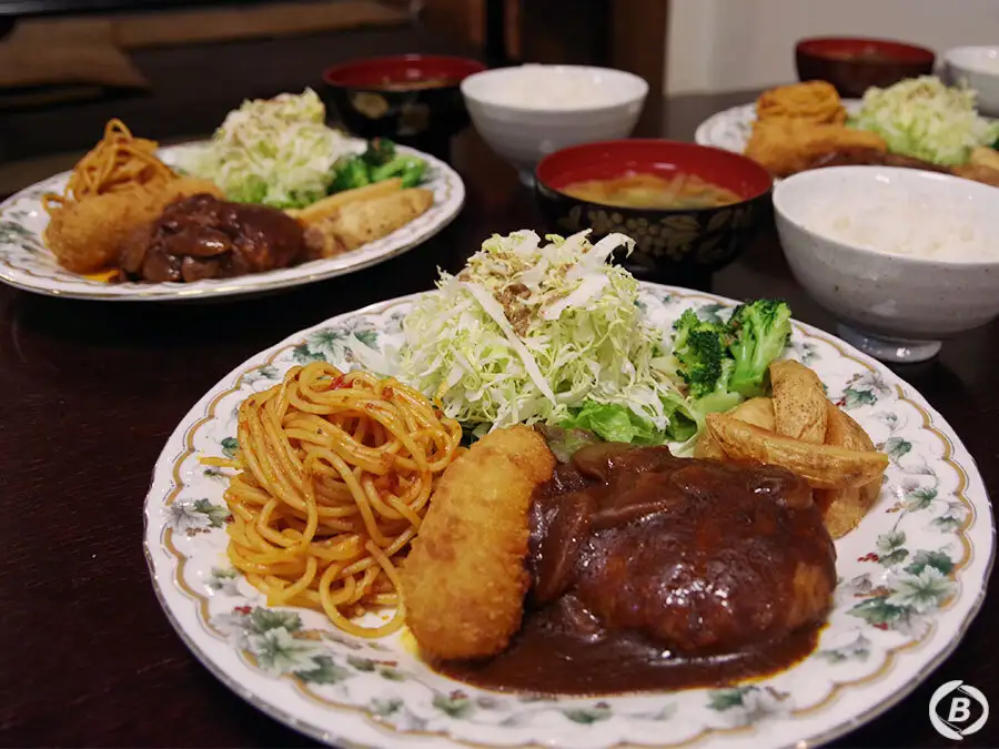 ホテルモンブラン白馬ファミリアの夕食