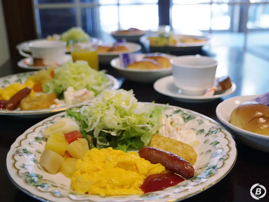 ホテルモンブラン白馬ファミリアの朝食