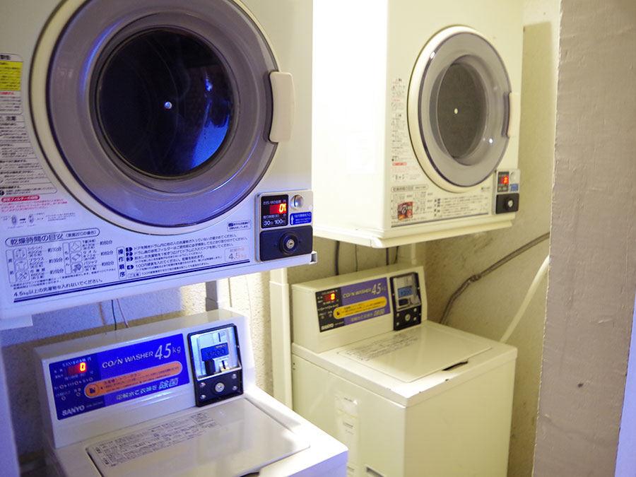 ホテルノース志賀の洗濯機・乾燥機