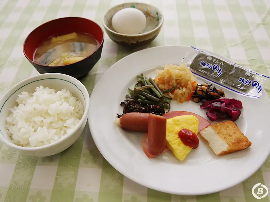 ホテルレシェントの朝食一例