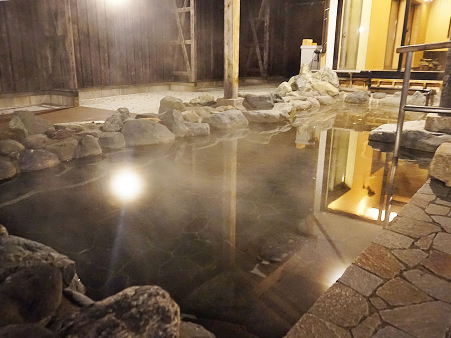 白馬龍神温泉の露天風呂