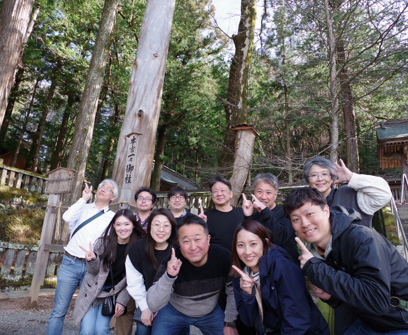 社員旅行の集合写真
